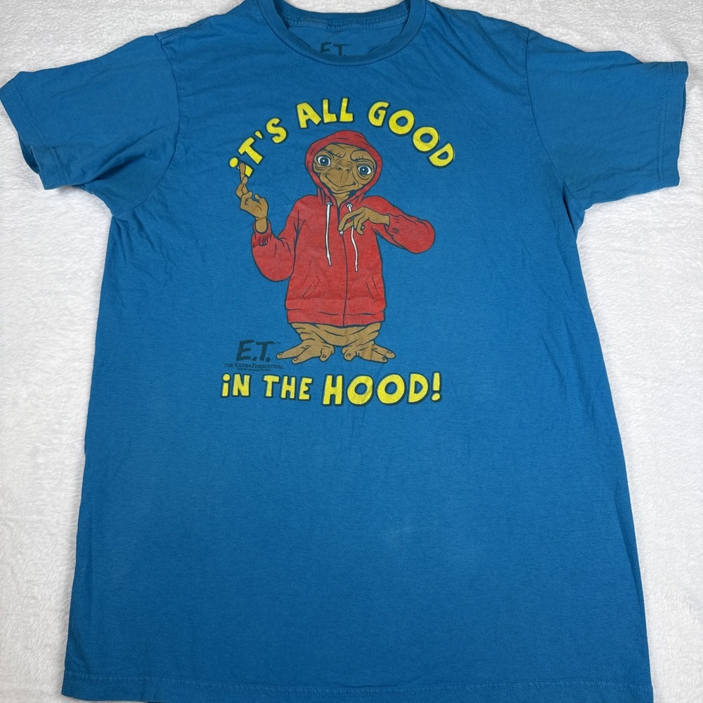 Ripple Jct Blue E.T. It's All Good In The Hood! TShirt Adult Size Large Large ET